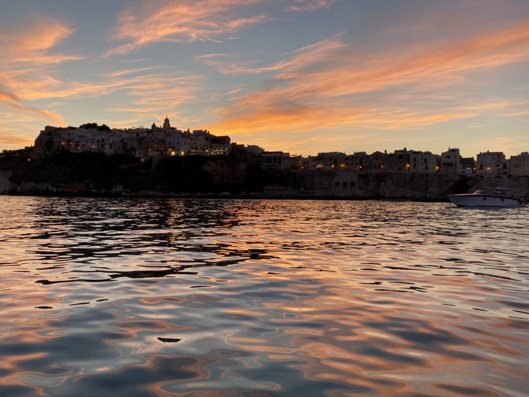 Vieste Tramonto Noleggio Barche il Capitano